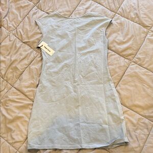 Aritzia Dew Blue Mini Dress - Size M